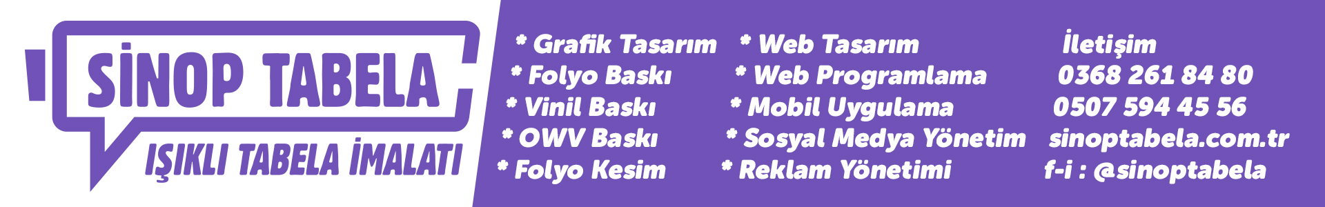 Sinop Tabela